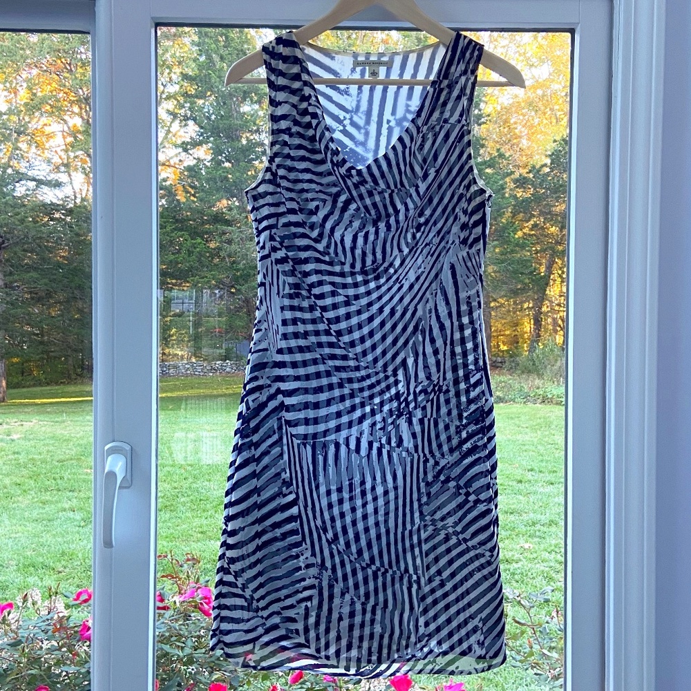 Banana Republic Dress, Blue & White, Size 2